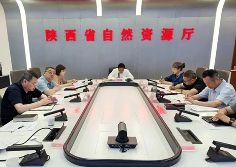 陕西省天然资源厅召开地质灾害防治等沉点工作调度会